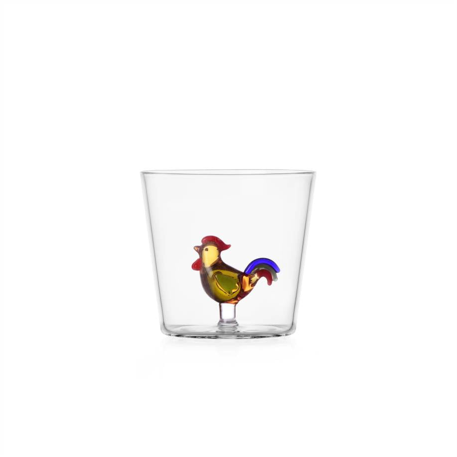 Verre à eau Animal Farm — Coq