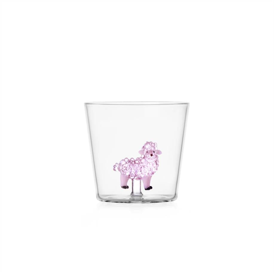 Verre à eau Animal Farm — Mouton Rose