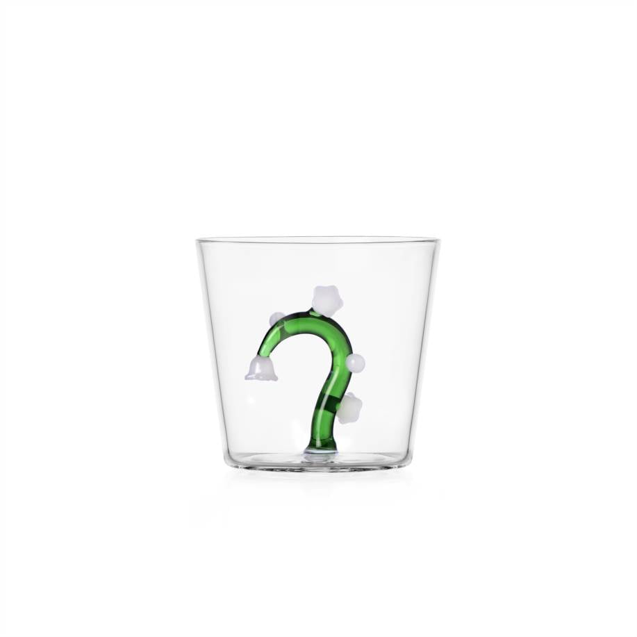 Verre à eau Botanica — White Flower Inside