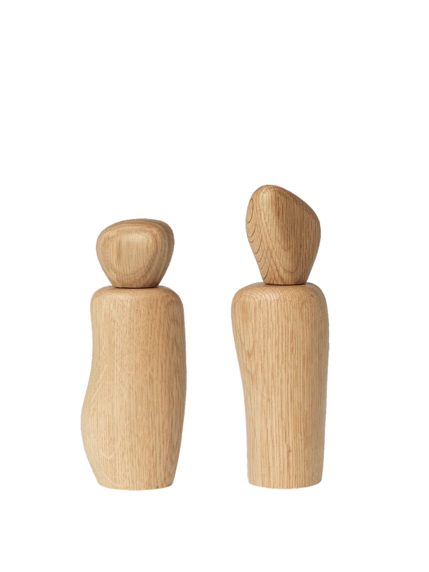Moulins à épices Pebble & Cairn (Set de 2), Oak