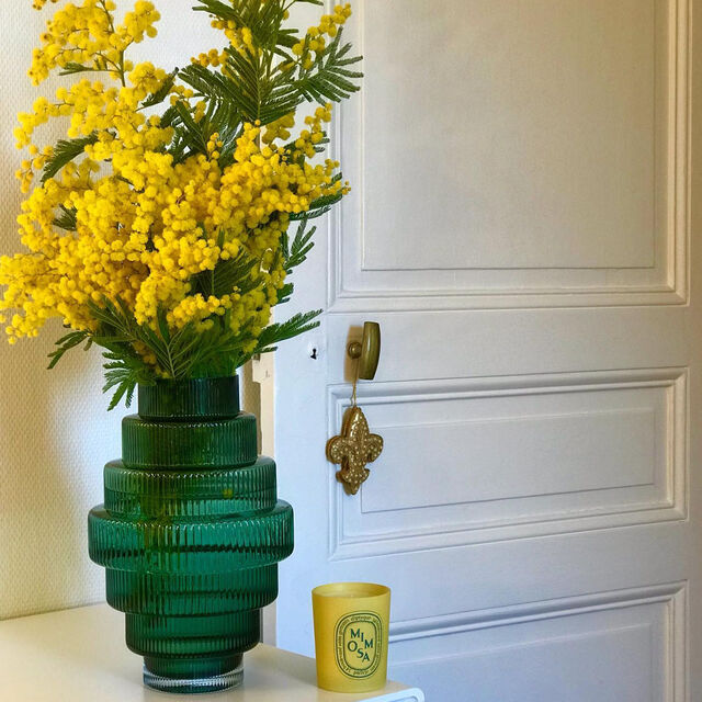 Vase Steps - L, dark green