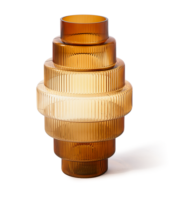 Vase Steps - XXL, ochre