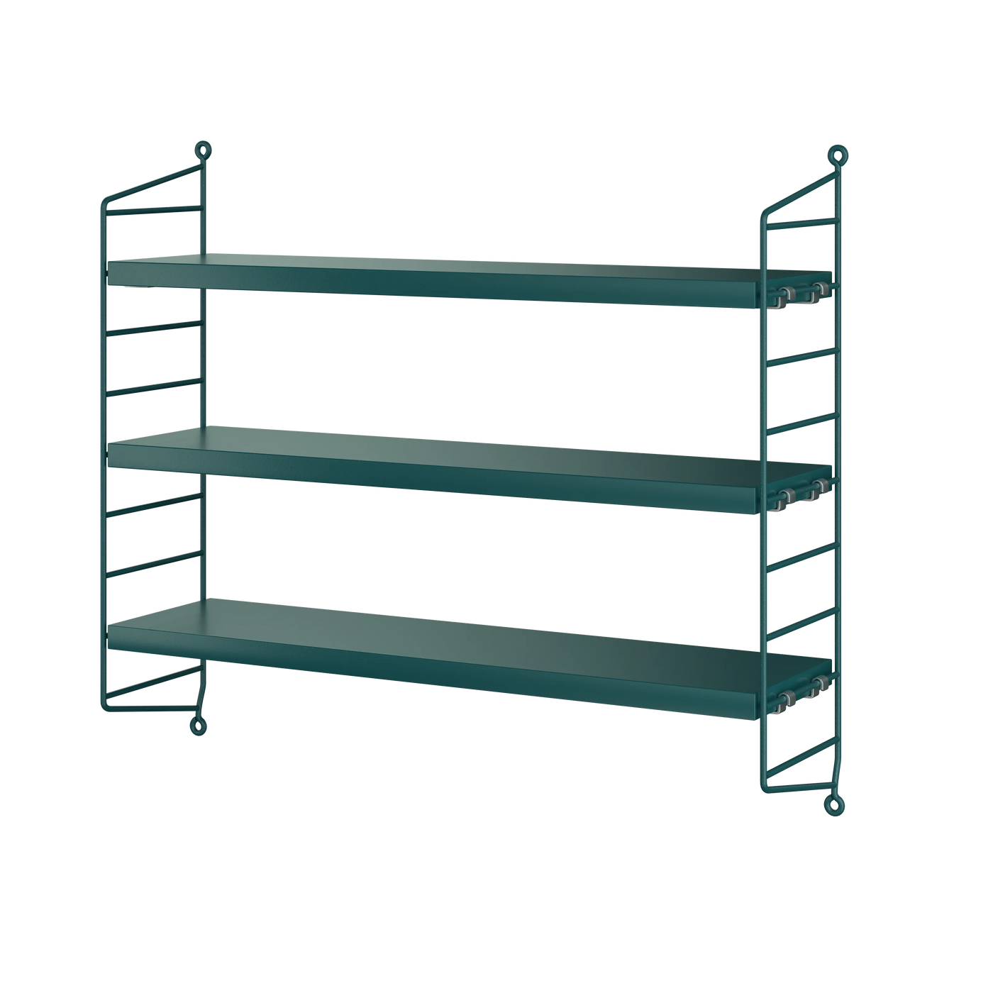 Étagère murale String Pocket — Vert Tegnérgrön