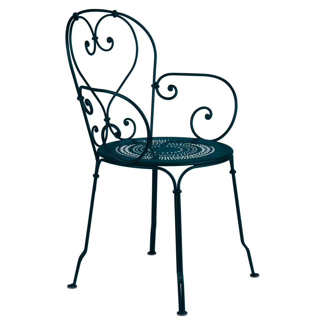 Fauteuil 1900 — Bleu acapulco
