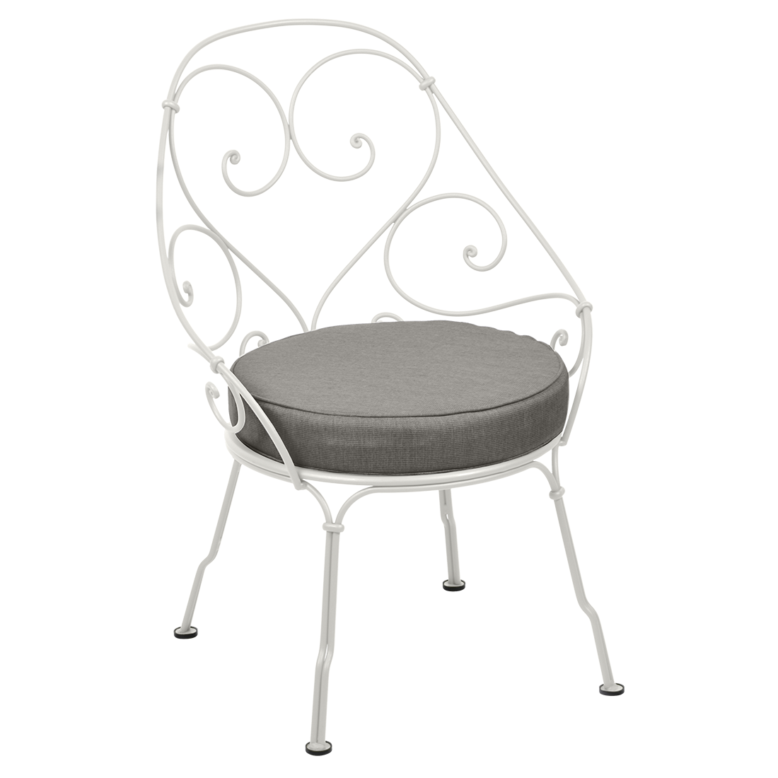 Fauteuil 1900 Cabriolet — Gris argile · Taupe grisé