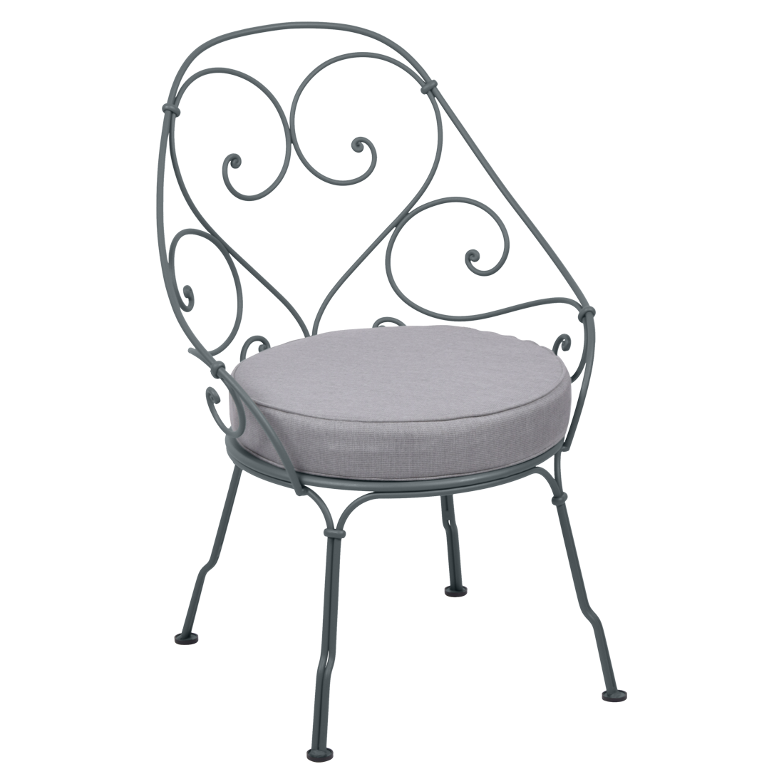 Fauteuil 1900 Cabriolet — Gris orage · Gris flanelle