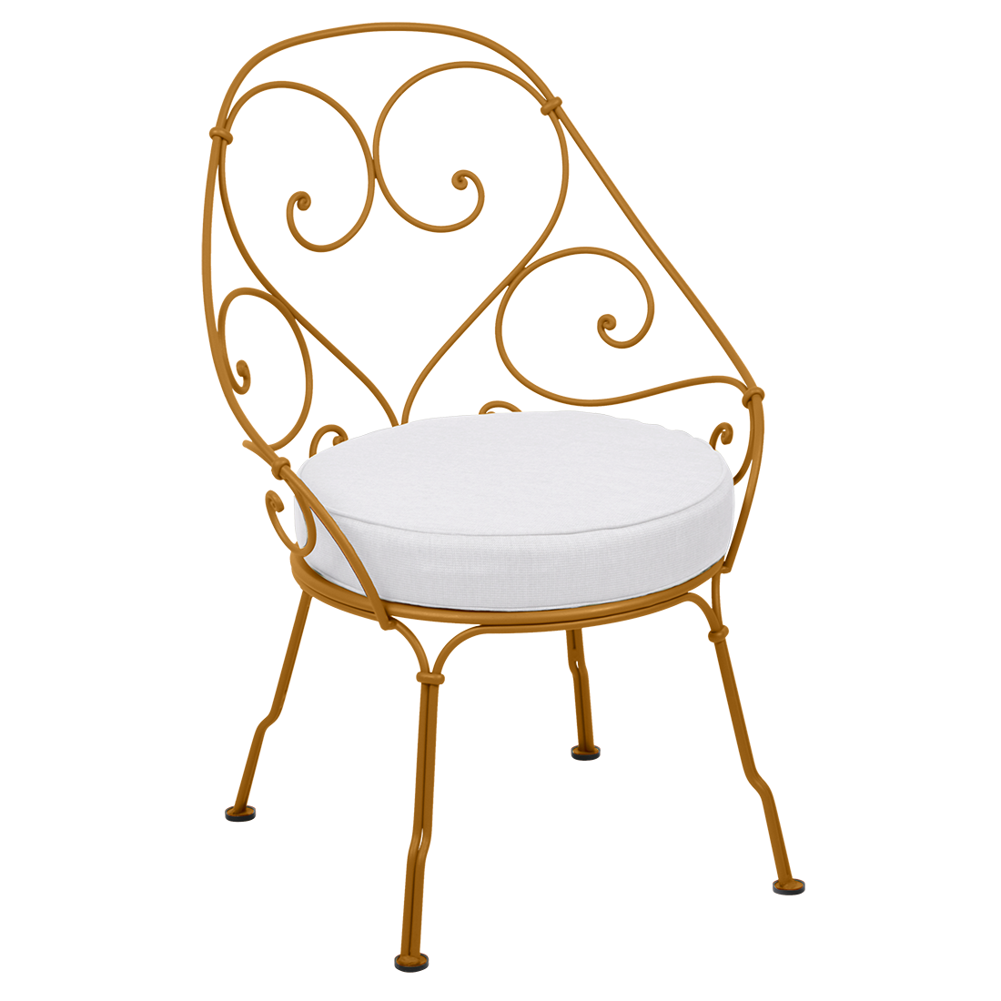 Fauteuil 1900 Cabriolet — Pain d'épices · Blanc grisé