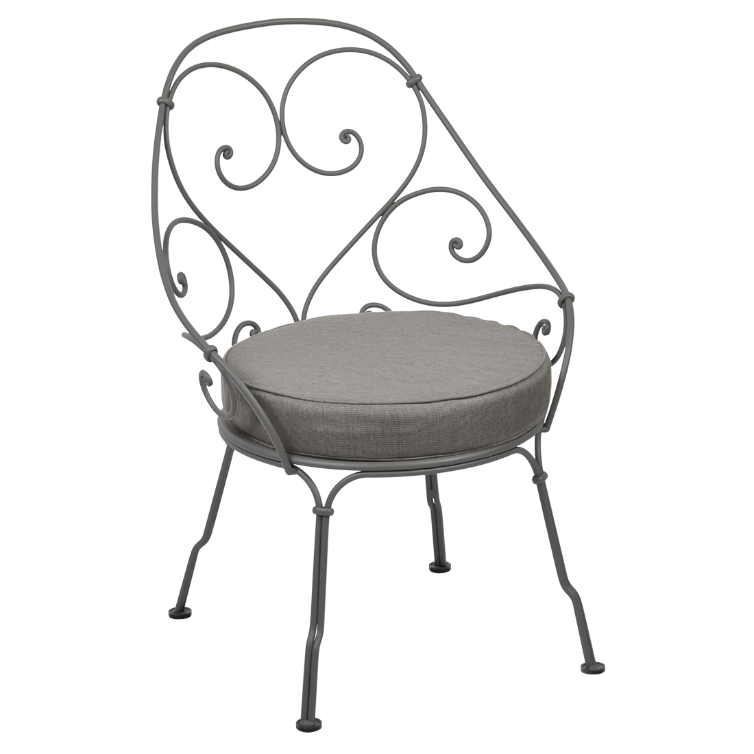 Fauteuil 1900 Cabriolet — Romarin · Taupe grisé