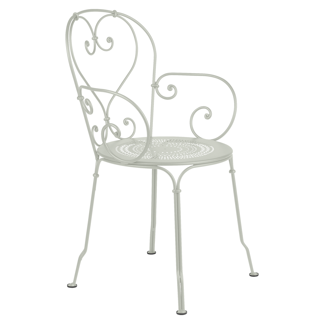 Fauteuil 1900 — Gris argile