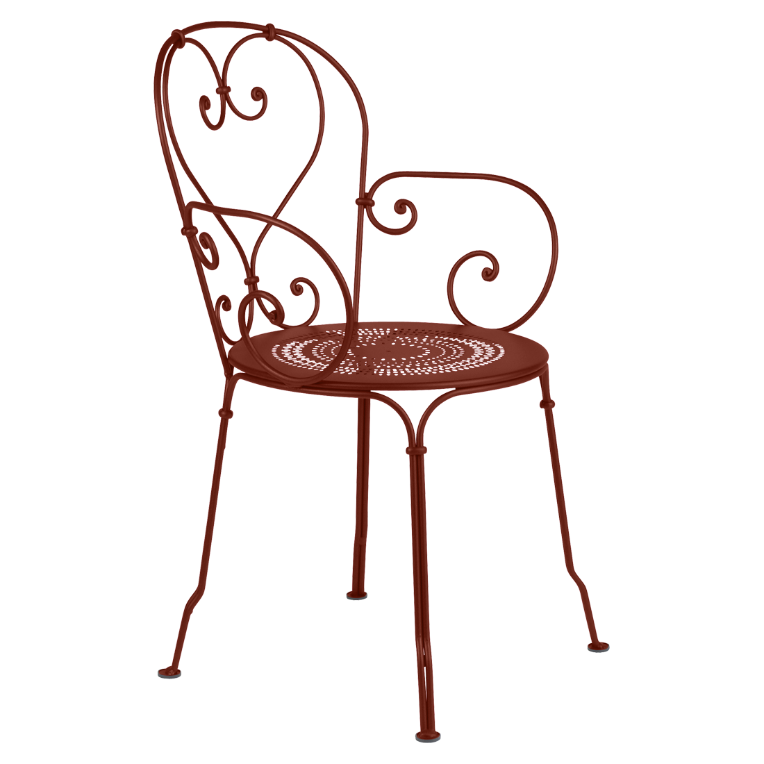 Fauteuil 1900 — Ocre rouge