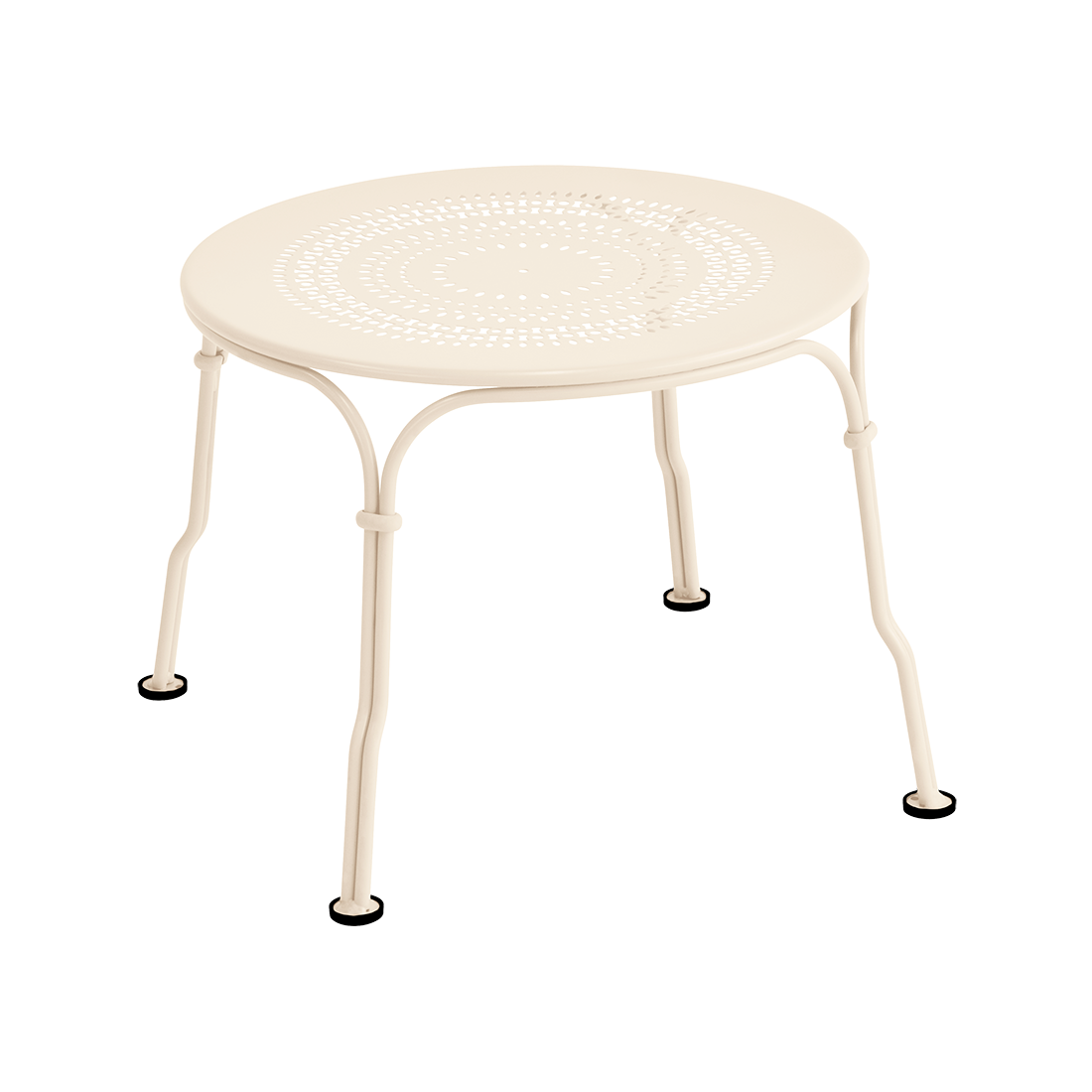 Table basse 1900 Ø 45 cm — Beige latte