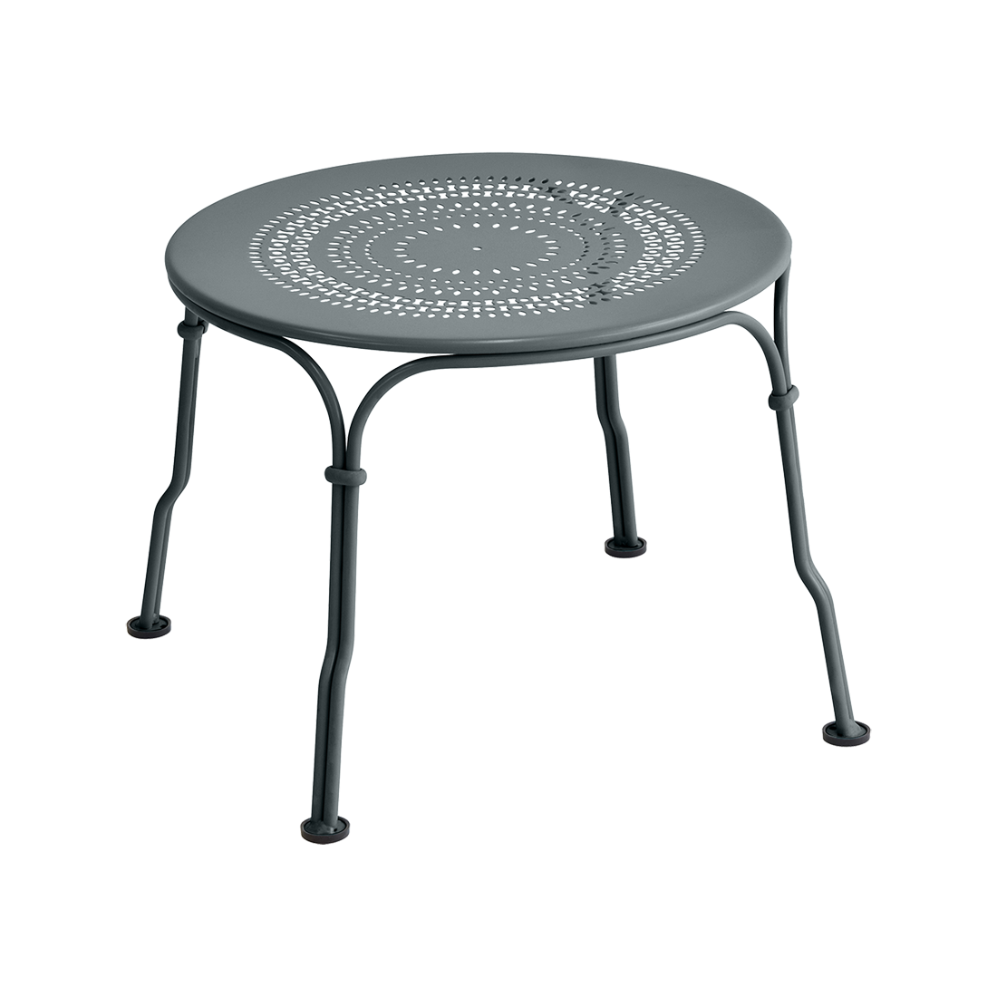 Table basse 1900 Ø 45 cm — Gris orage