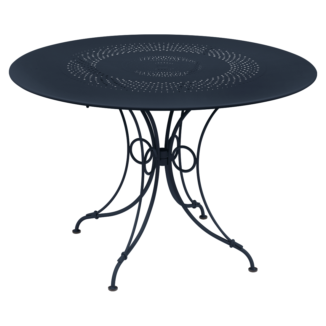 Table 1900 Ø 117 cm — Bleu abysse