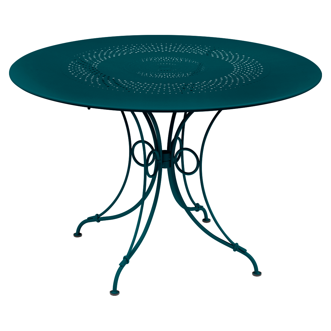 Table 1900 Ø 117 cm — Bleu acapulco