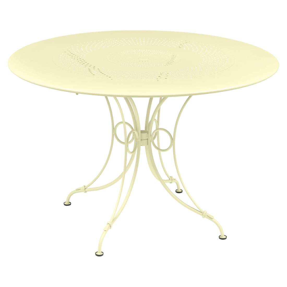 Table 1900 Ø 117 cm — Citron givré