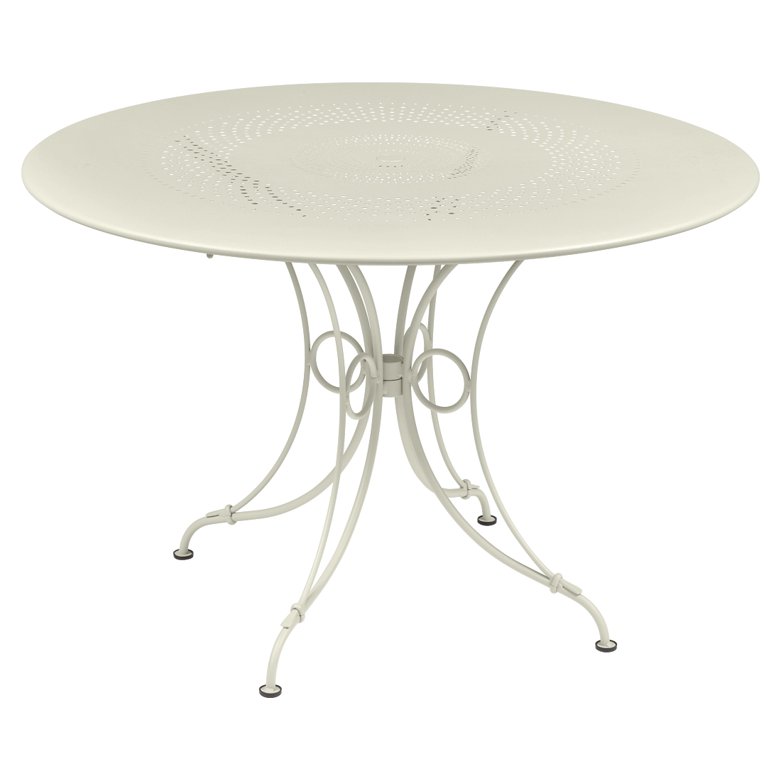 Table 1900 Ø 117 cm — Gris argile