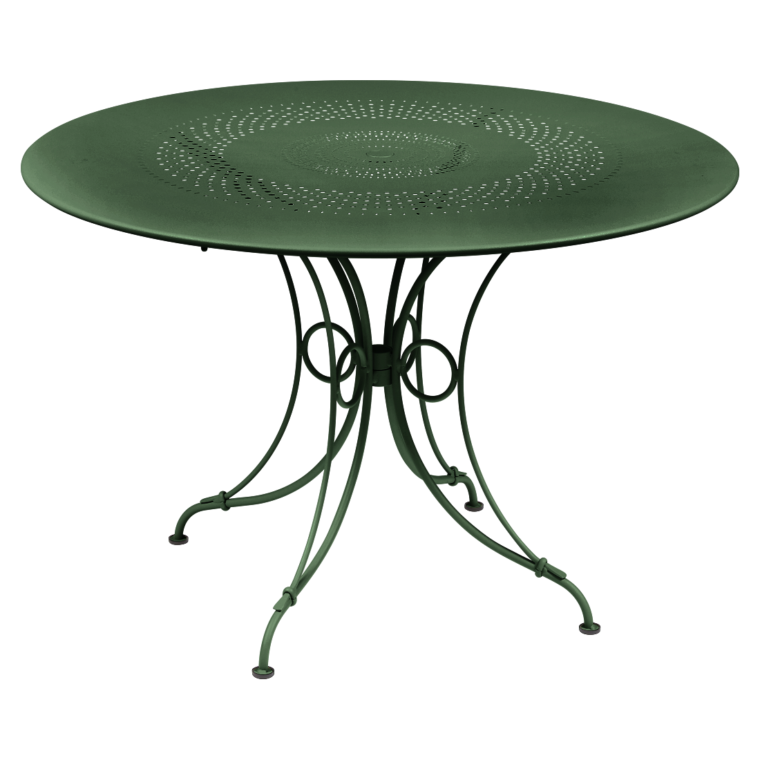Table 1900 Ø 117 cm — Vert cèdre