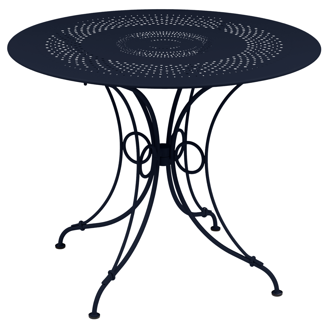 Table 1900 Ø 96 cm — Bleu abysse