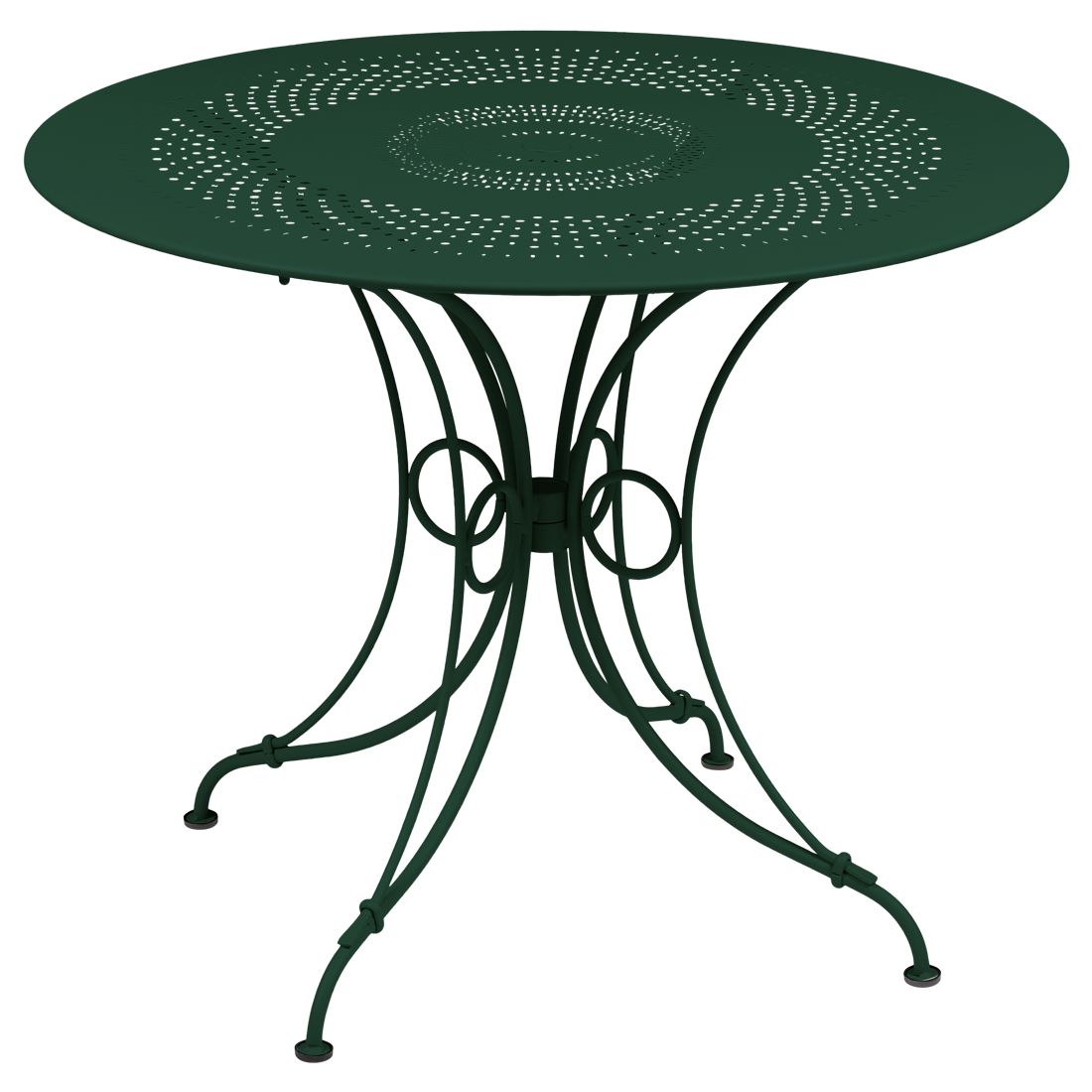 Table 1900 Ø 96 cm — Vert cèdre