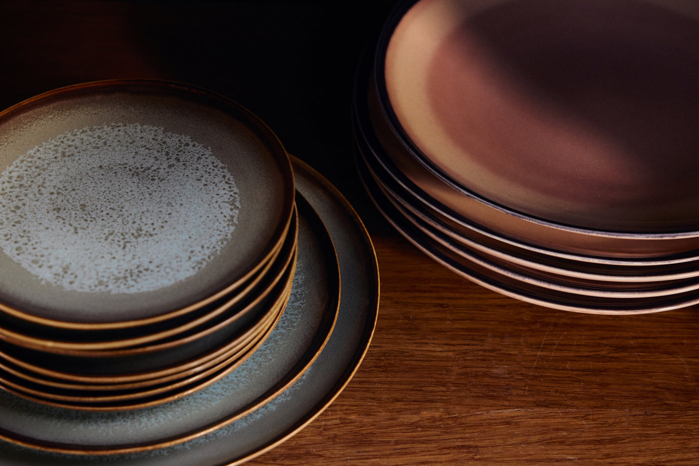 Assiettes d'entrée 70s Ceramics (Set de 2)