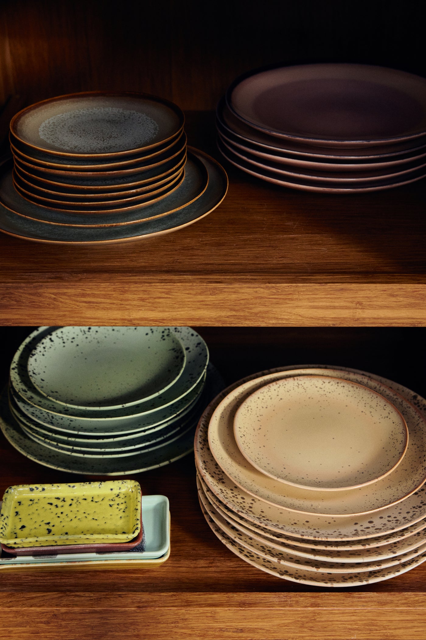 Assiettes d'entrée 70s Ceramics (Set de 2)