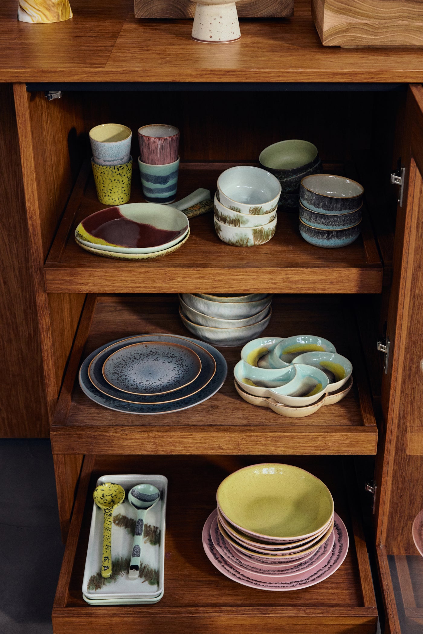 Assiettes plat 70s Ceramics (Set de 2)