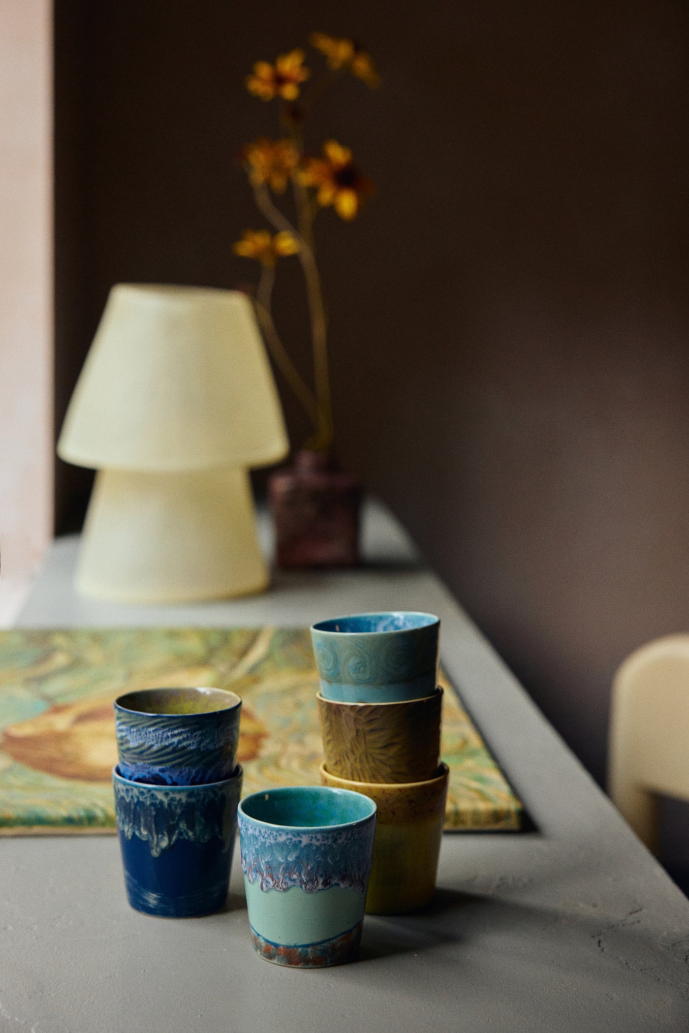 Tasses à café Van Gogh 70s Ceramics 23 cl (Set de 2)