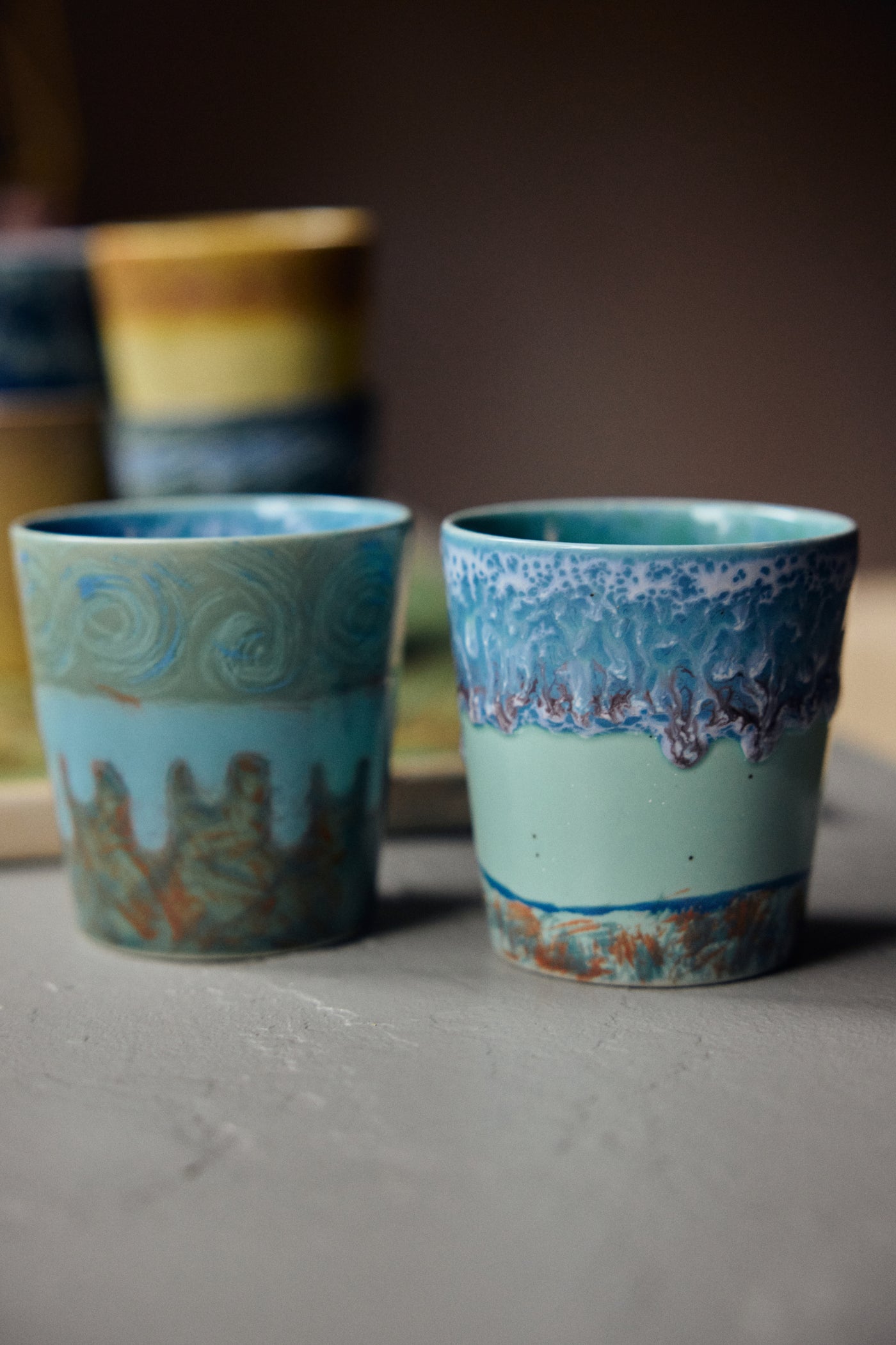 Tasses à café Van Gogh 70s Ceramics 23 cl (Set de 2)