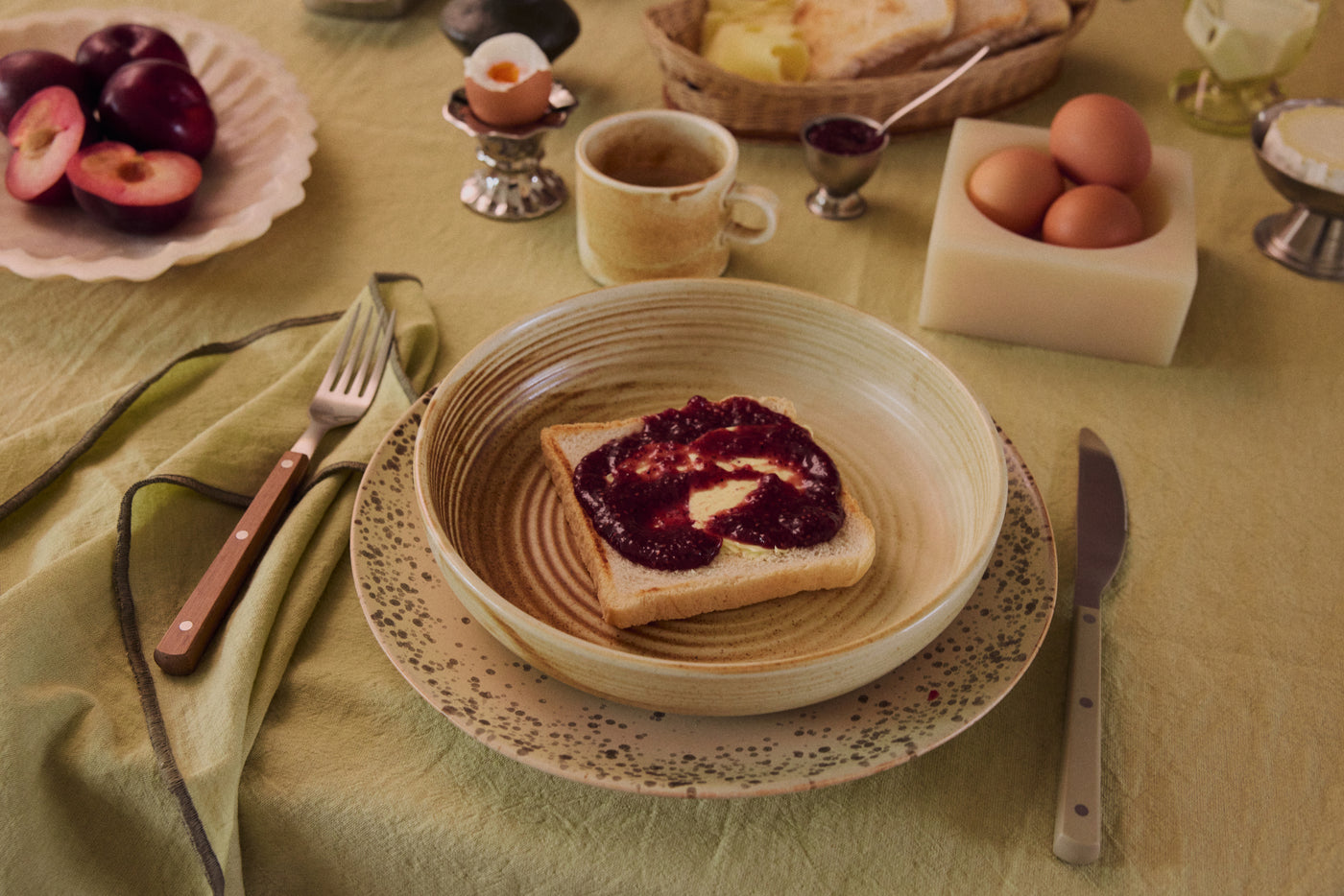 Assiettes plat 70s Ceramics (Set de 2)
