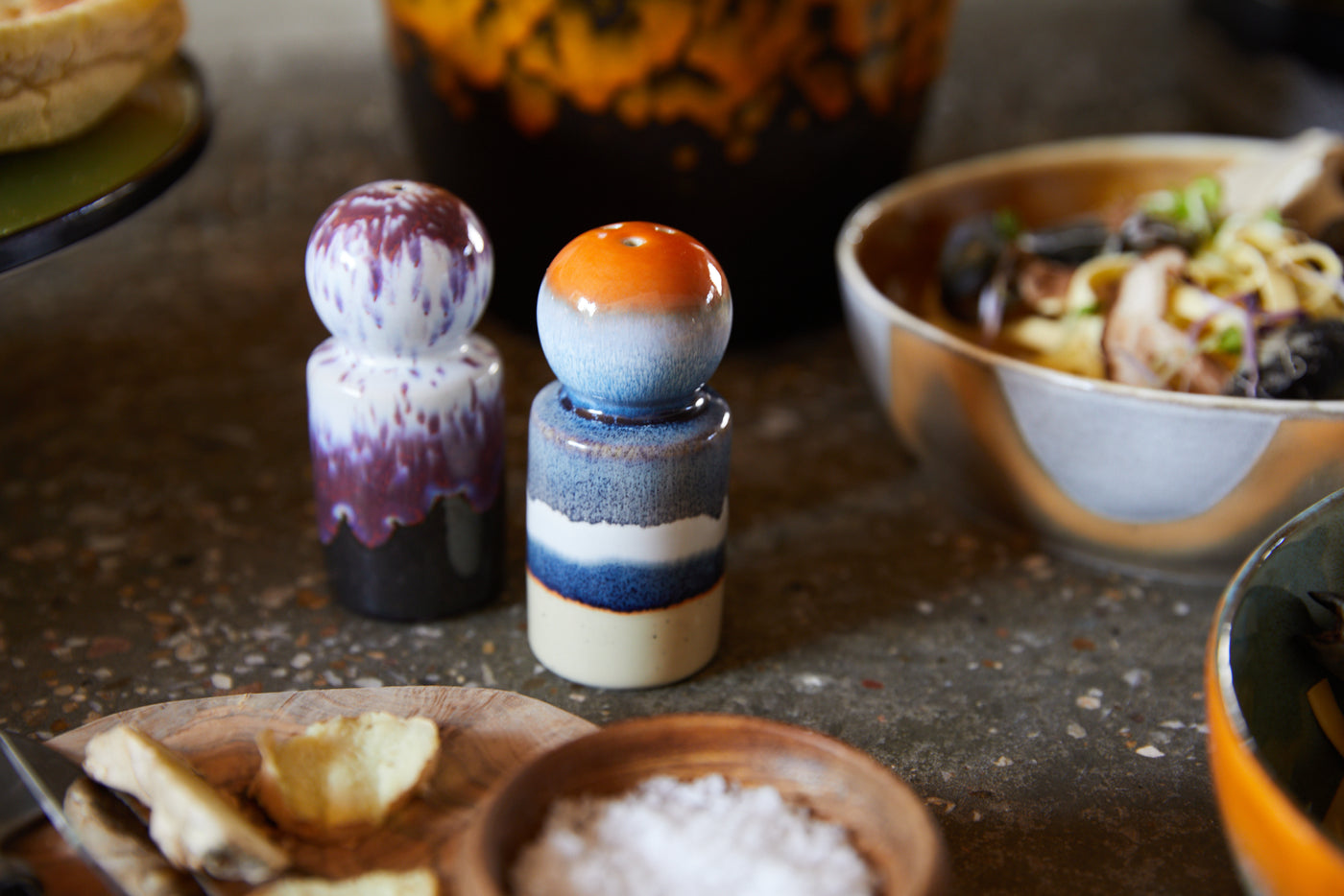 Salière-poivrière 70s Ceramics