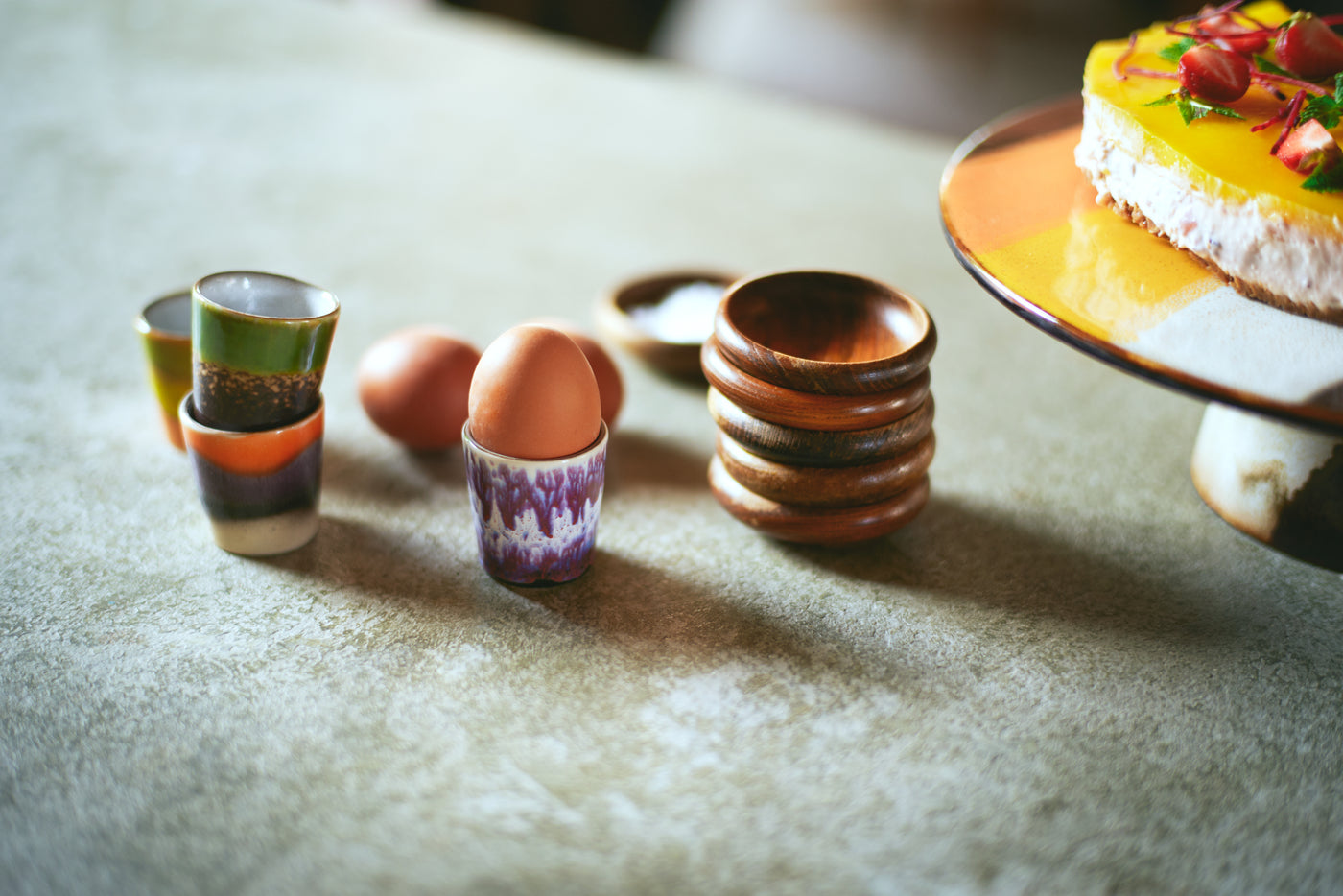 Coquetiers 70s Ceramics (Set de 4)