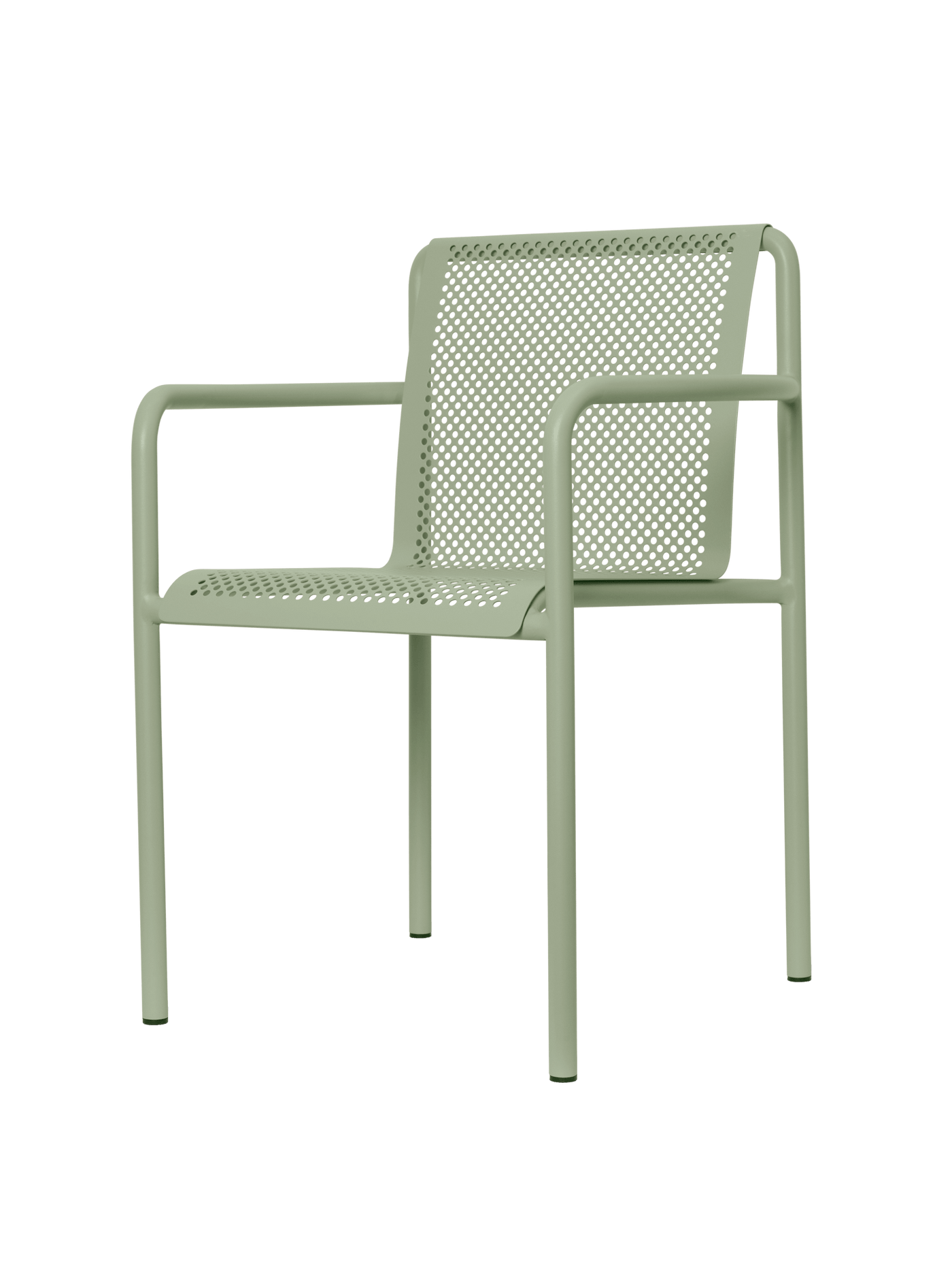 Chaise avec accoudoirs Dapple — Vert thé