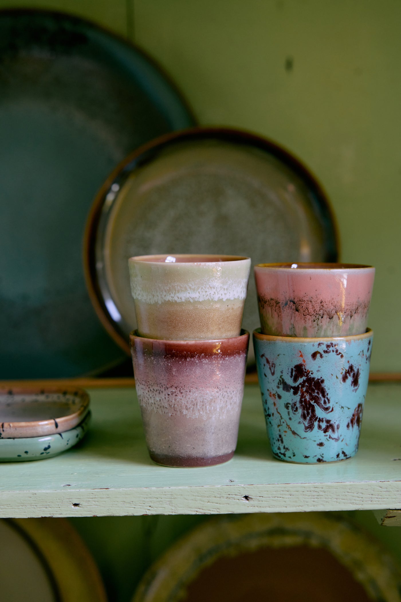 Tasses à ristretto 70s Ceramics 10 cl (Set de 4)
