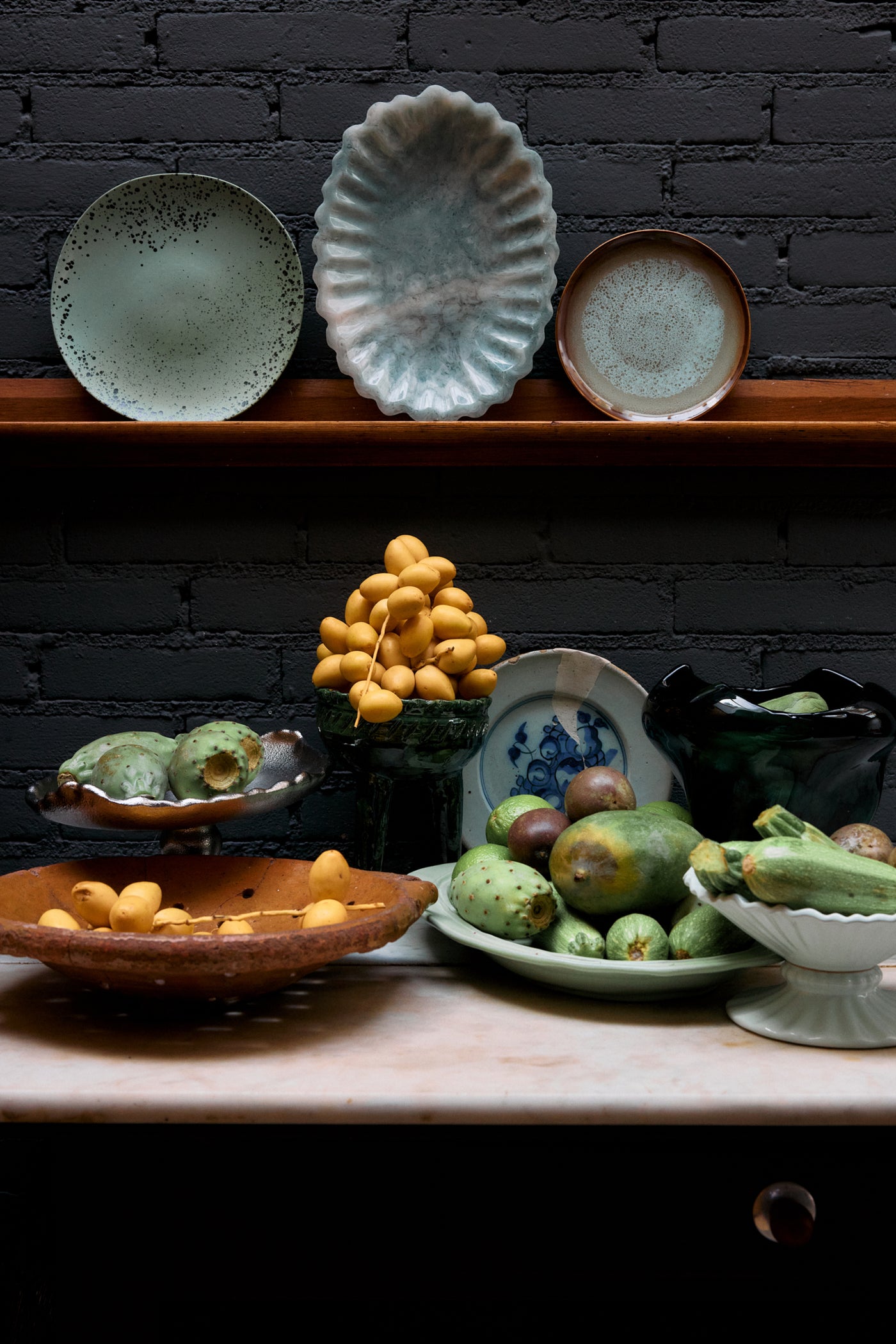 Assiettes d'entrée 70s Ceramics (Set de 2)