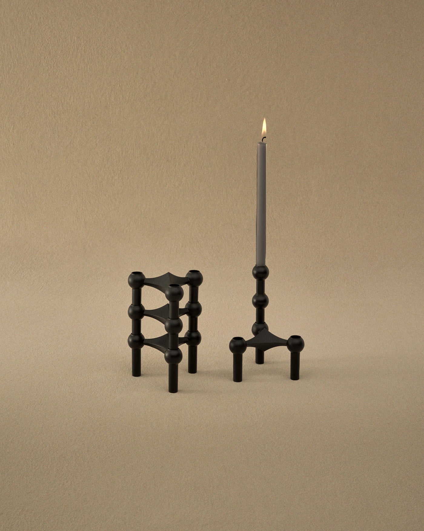 Bougie Nagel — H 18 cm (boîte de 12) — ambiance Stoff Nagel