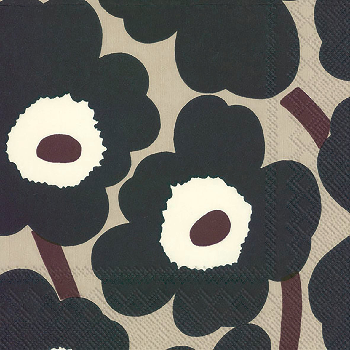 Serviette Unikko — Blue Linen