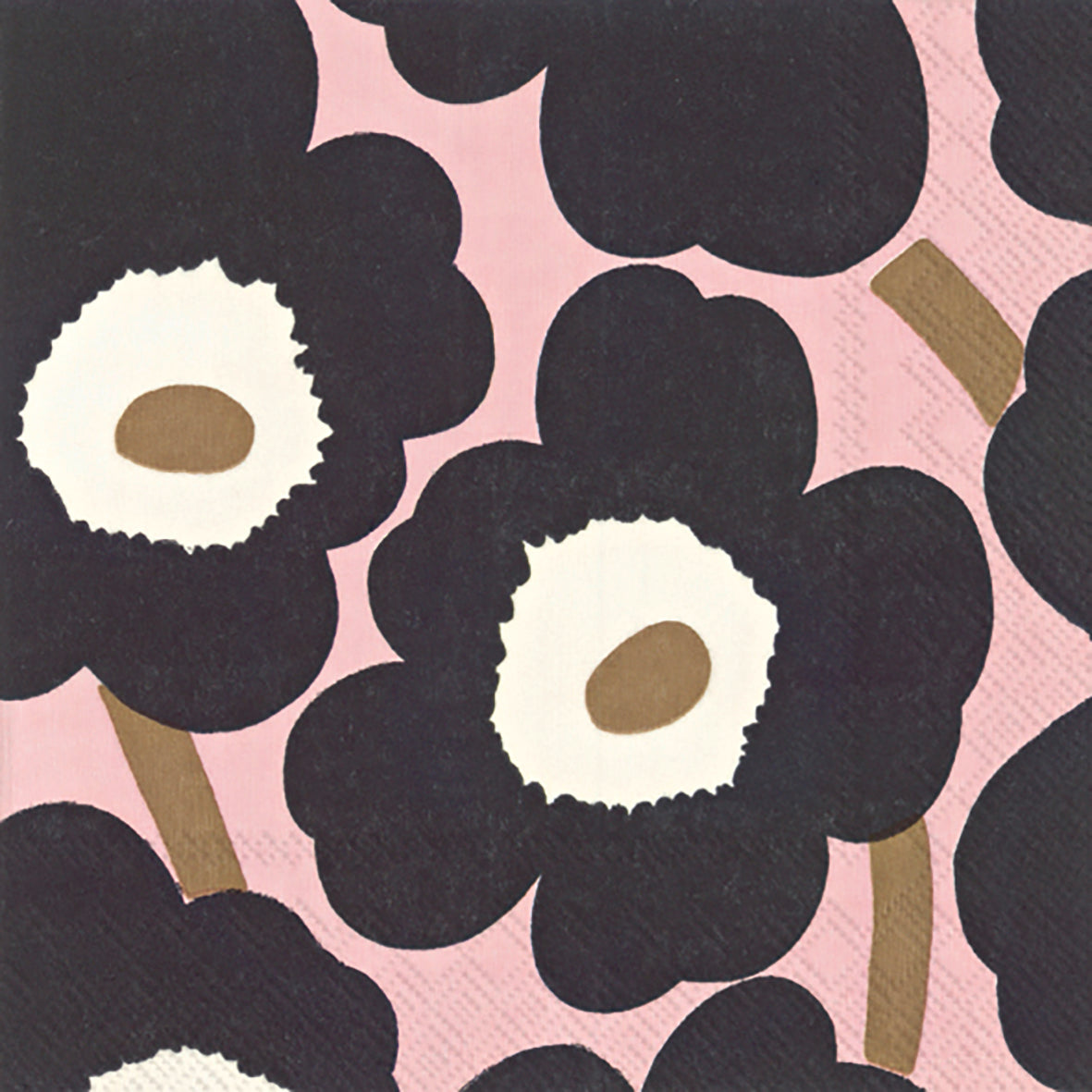 Serviette Unikko — Black 2