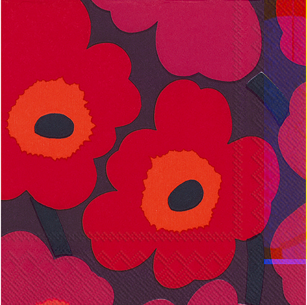 Serviette Unikko — Mauve