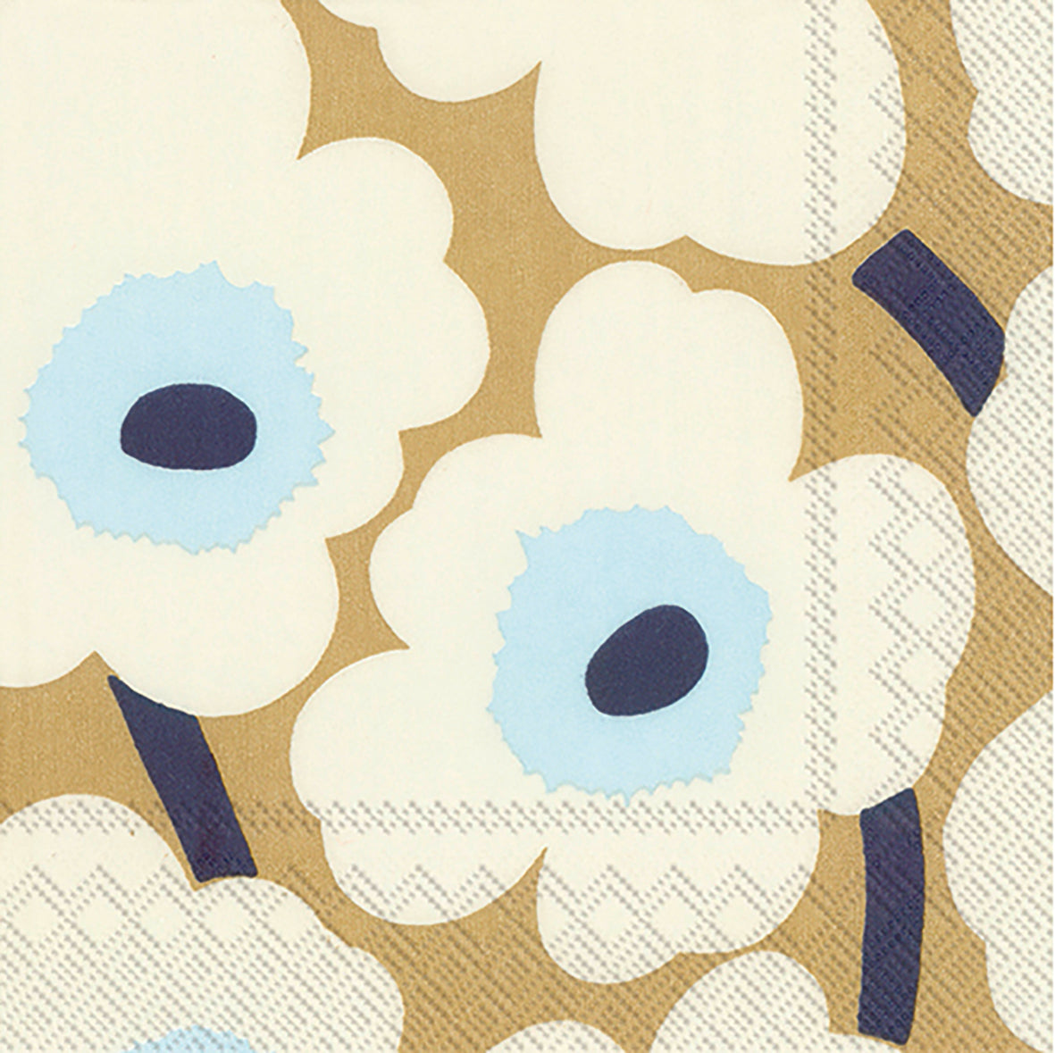 Serviette Unikko — Cream Gold