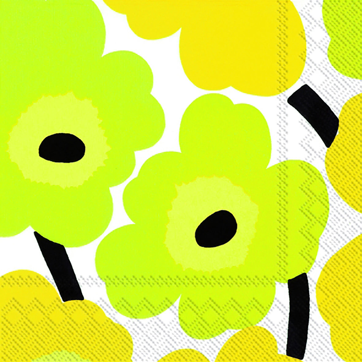 Serviette Unikko — Yellow