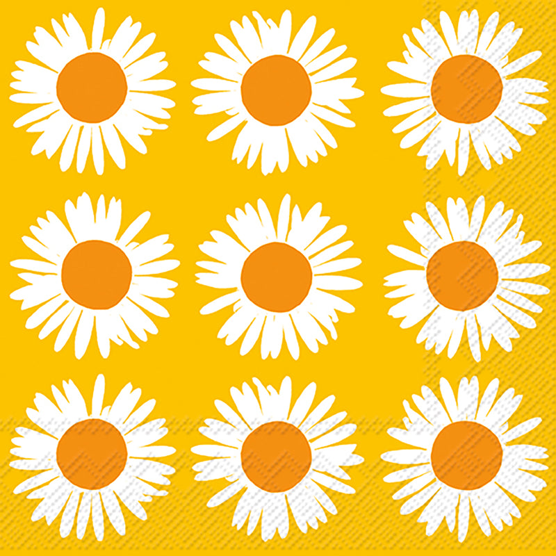 Serviette Auringonkukka — Orange yellow