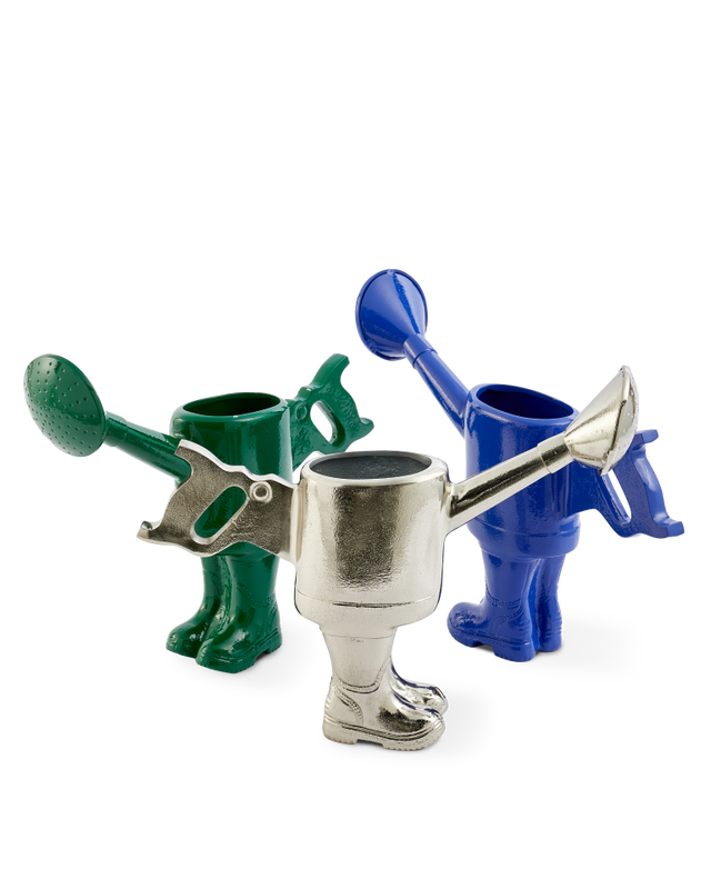 Sculpture Walking Watering Object, dark green
