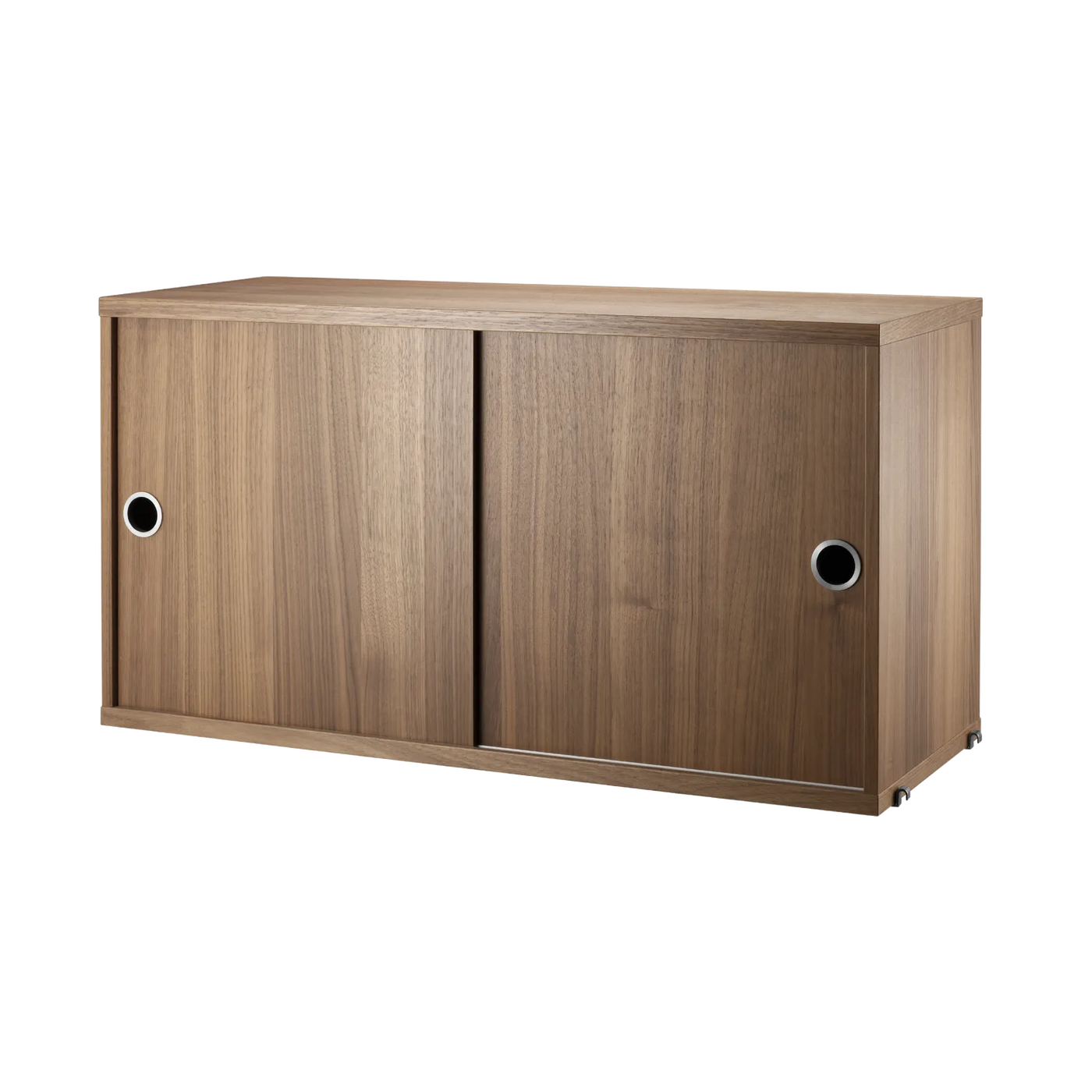 Armoire String System portes coulissantes — Noyer · 78 × 42 × 30 cm