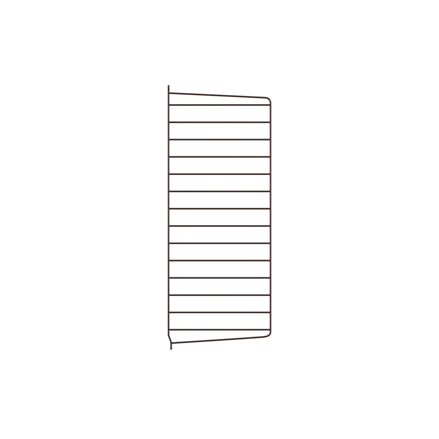 Montant mural String System — Brun foncé · H 75 × P 30 cm · À l'unité