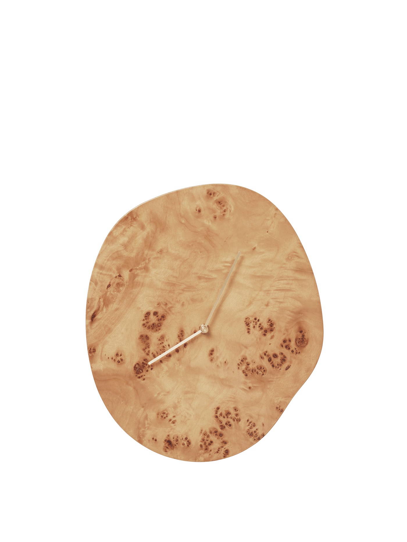 Horloge Melt, Natural burl