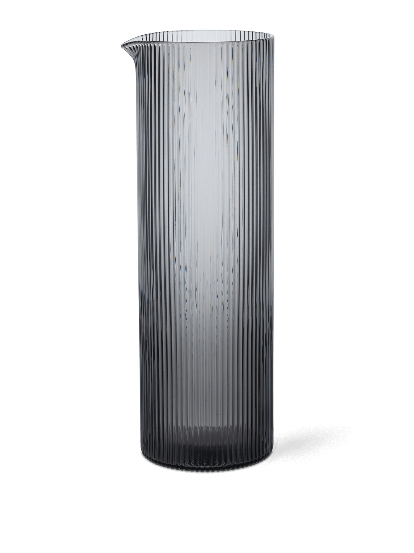 Pichet à eau Ripple, Smoked grey
