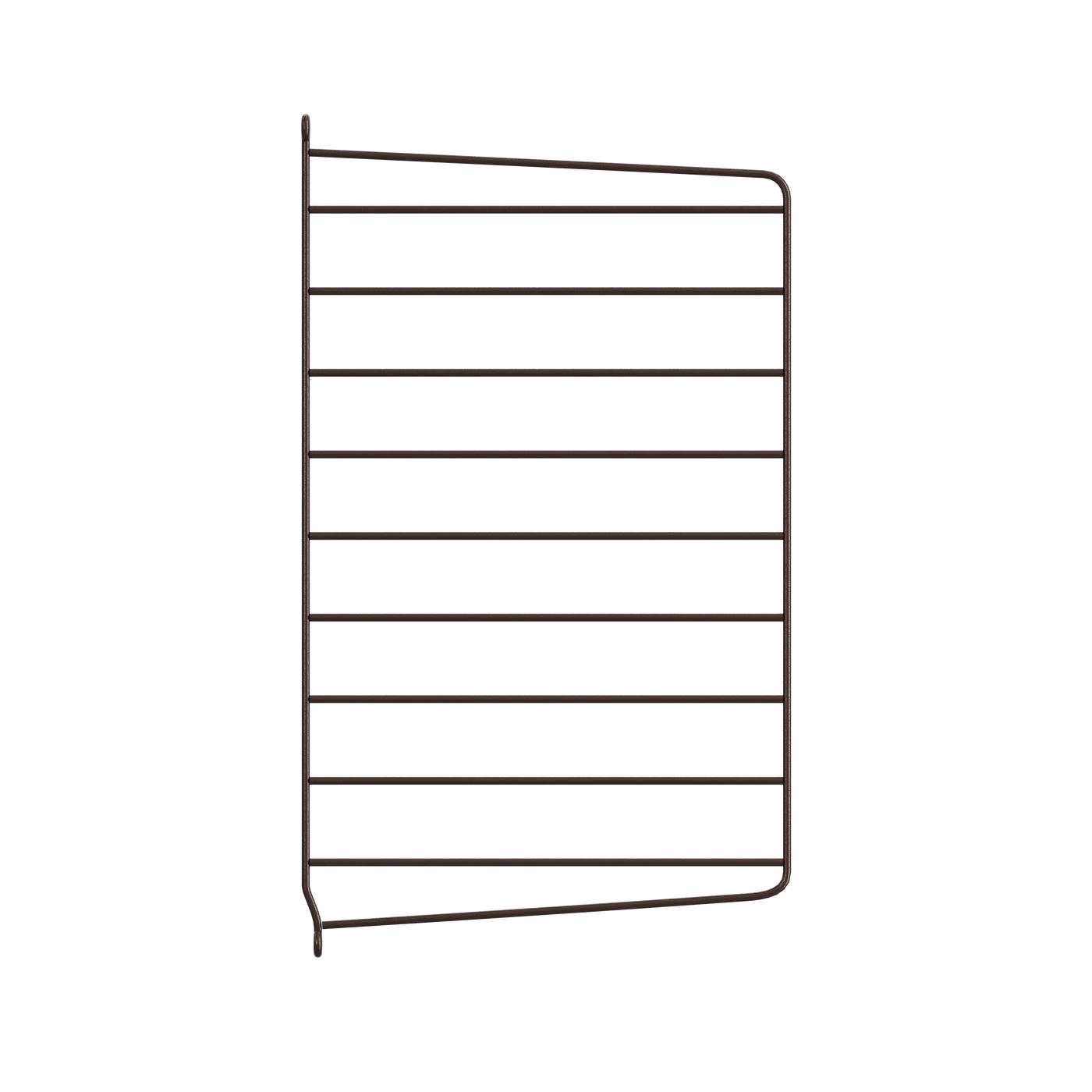 Montant mural String System — Brun foncé · H 50 × P 30 cm · À l'unité