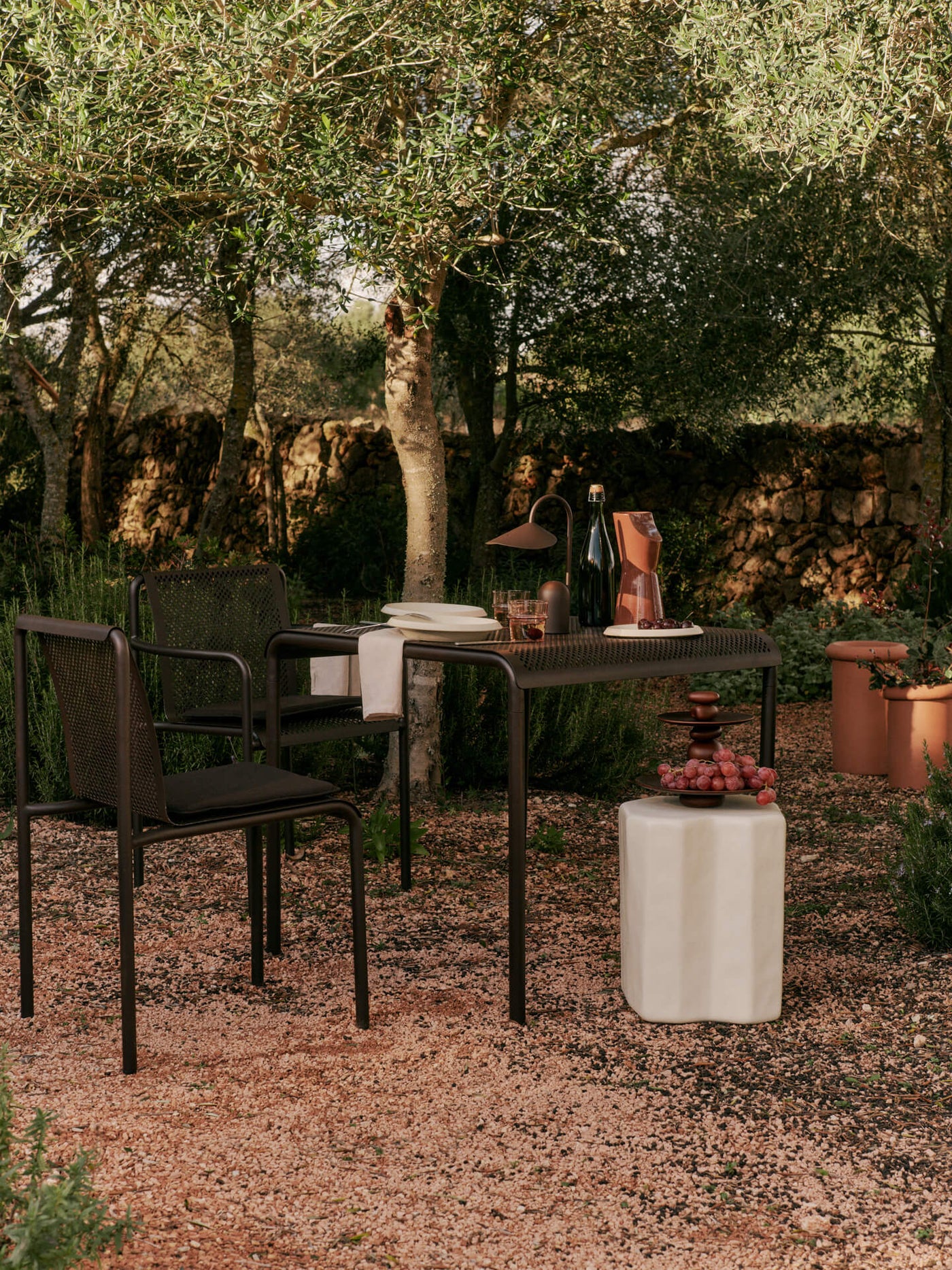 Chaise avec accoudoirs Dapple — ambiance