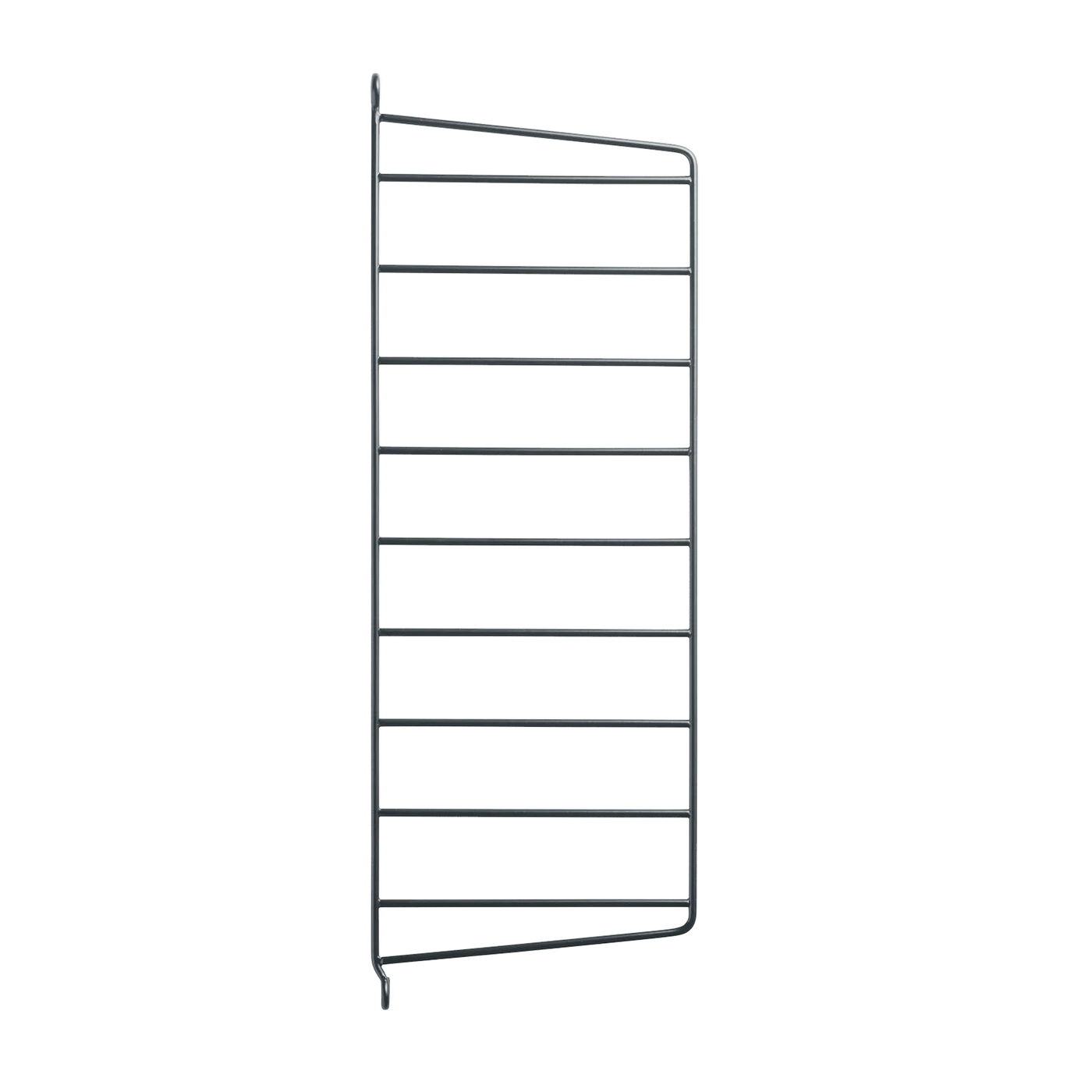 Montant mural String System — Gris foncé · H 50 × P 20 cm · Lot de 2