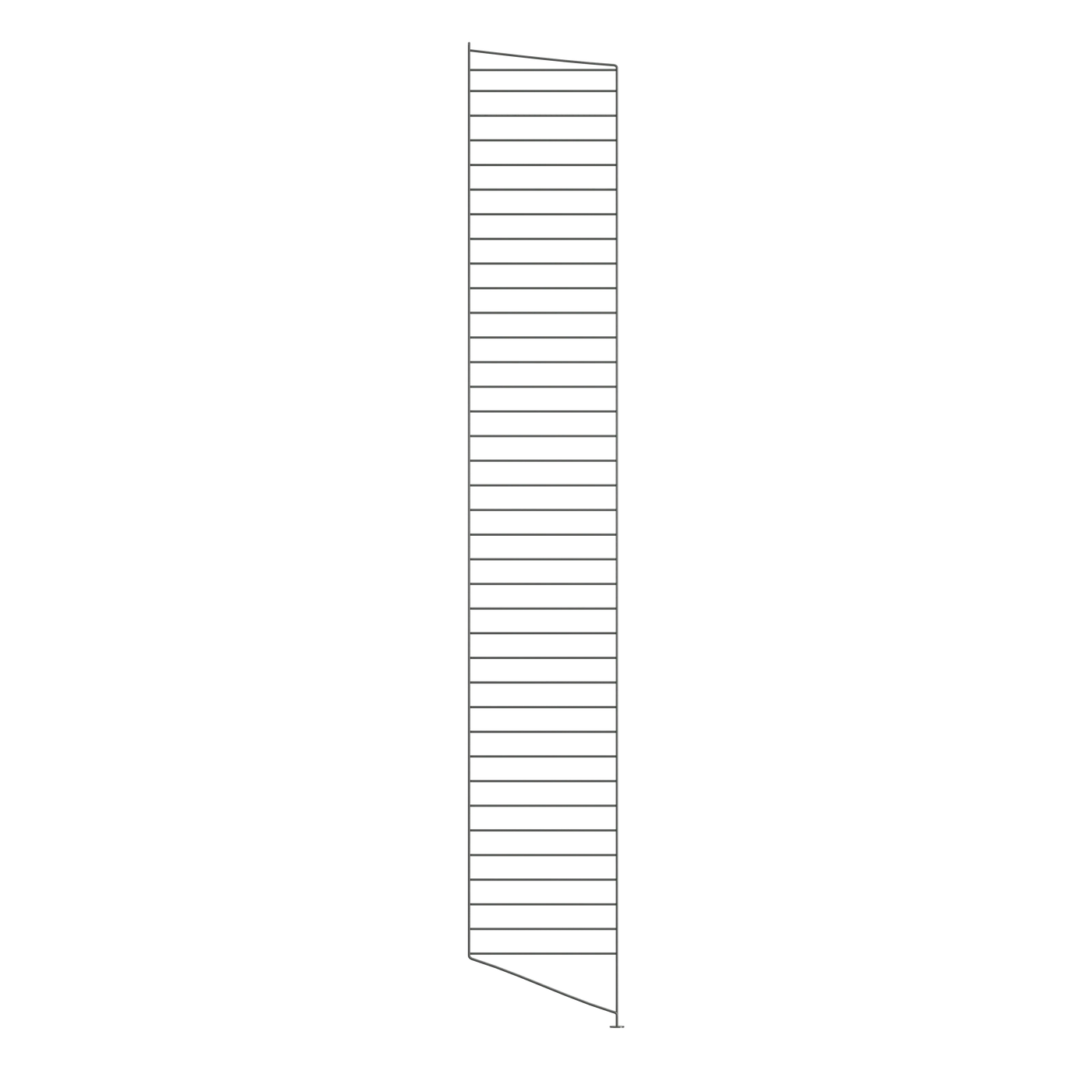 Montant au sol String System — Gris foncé · H 200 × P 30 cm · À l'unité